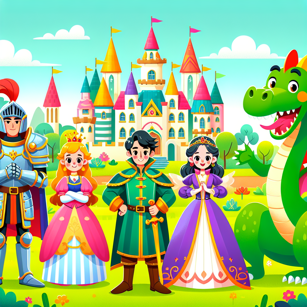 Fun Fairy Tale Characters Paint By Numbers