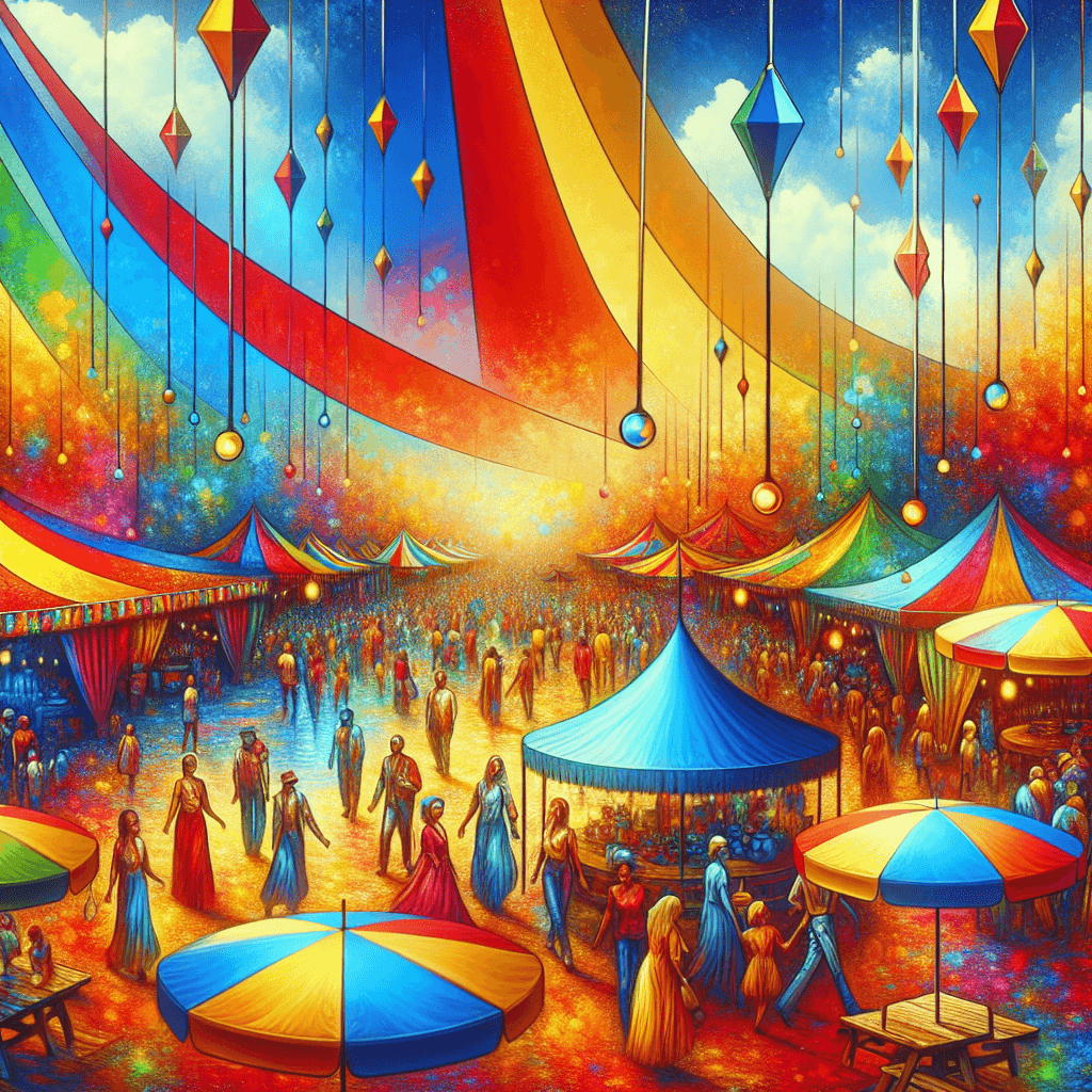Magical Carnival Celebration Painting Number Kit