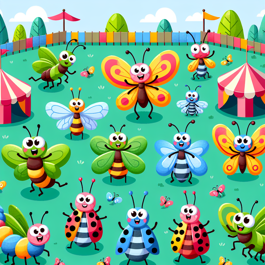 Incredible Insect Carnival Paint By Number