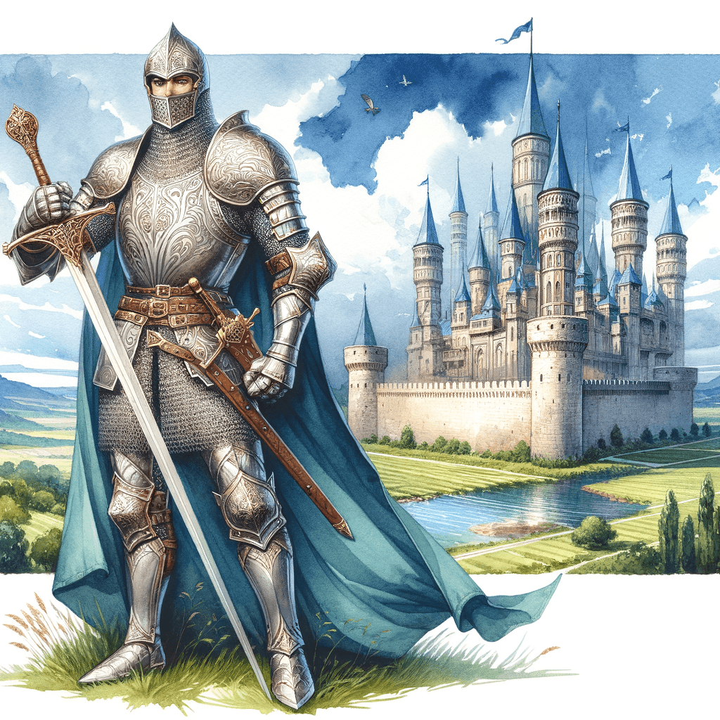 Gallant Knight - DIY Painting By Numbers Kit