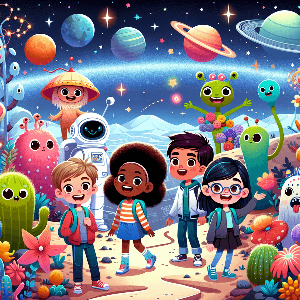 Dreamy Space Explorers Paint By Numbers Art