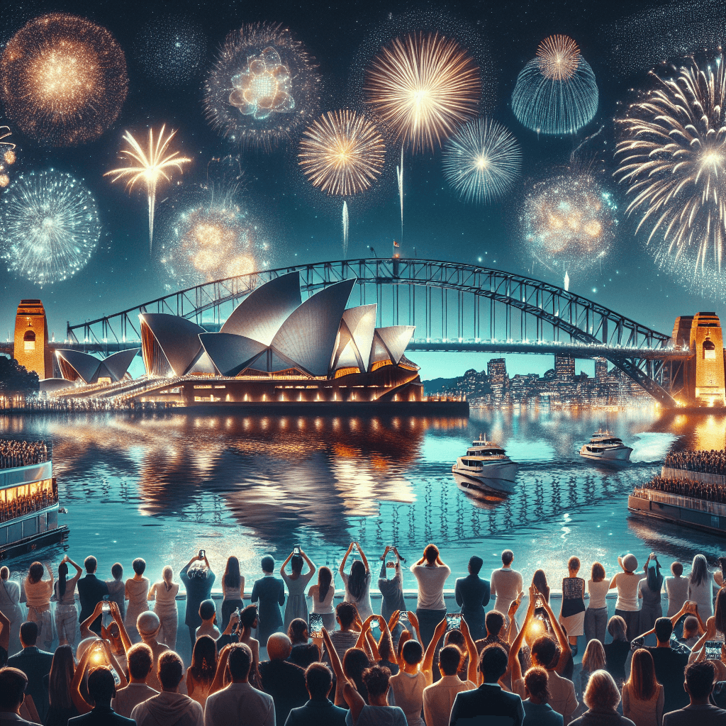 Sydney New Year's Eve - Sydney, Australia Painting By Numbers Kit