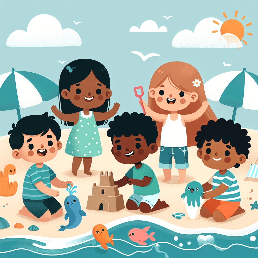 Seaside Summer Fun Numbered Painting Kits