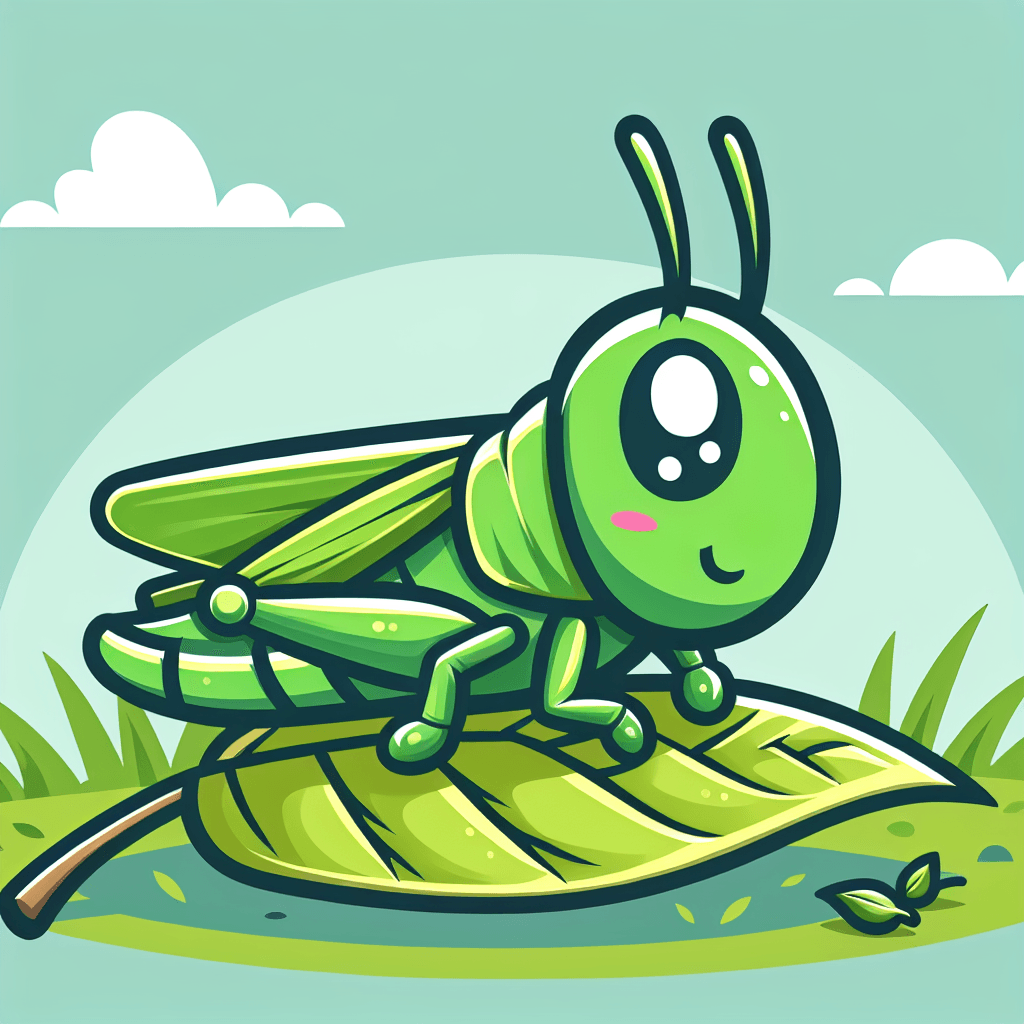 Gallant Grasshopper DIY Paint By Numbers