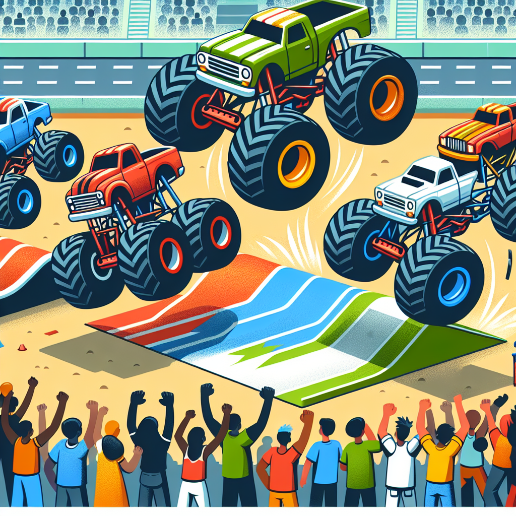 Monster Truck Mania Paint By Numbers
