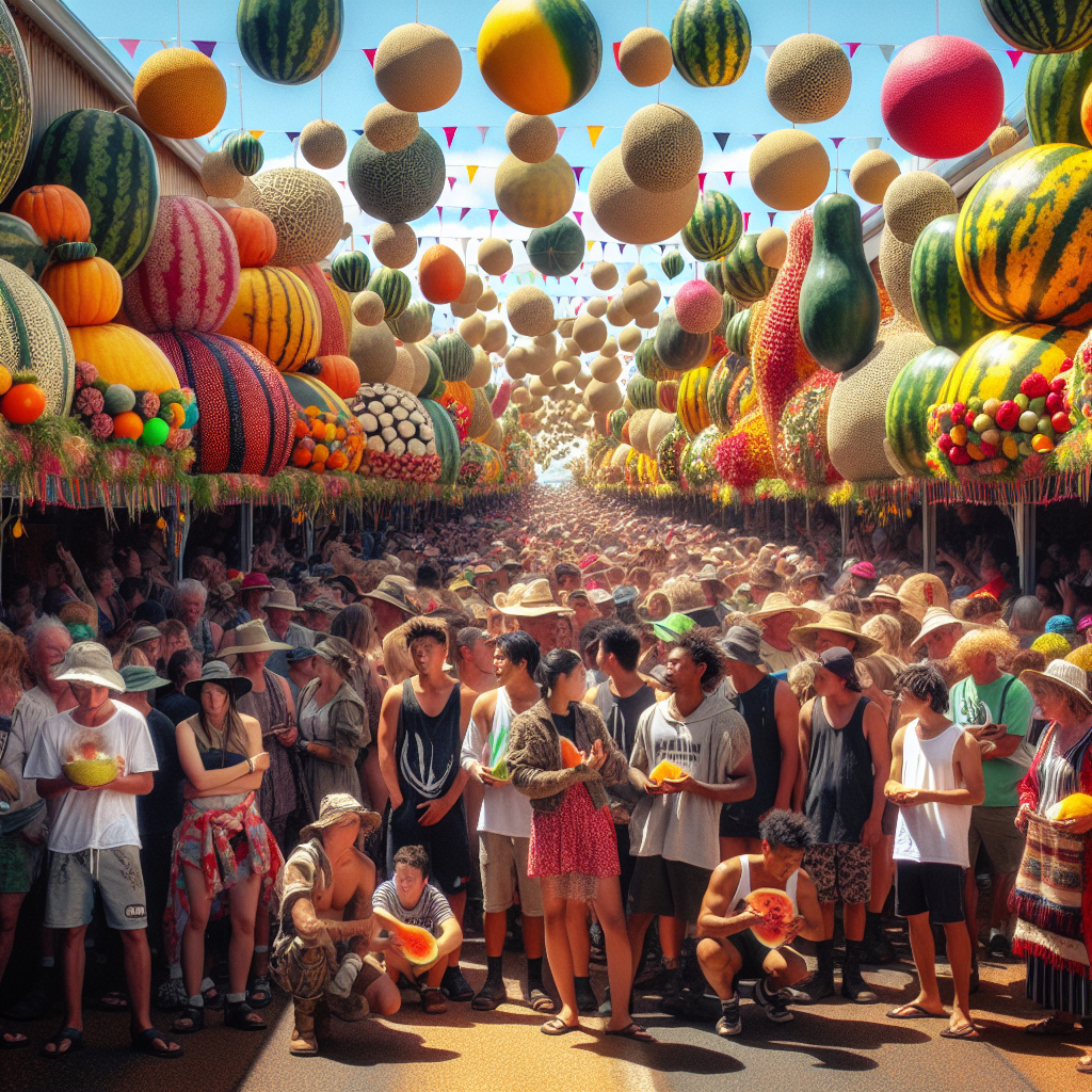Chinchilla Melon Festival - Queensland Number Painting