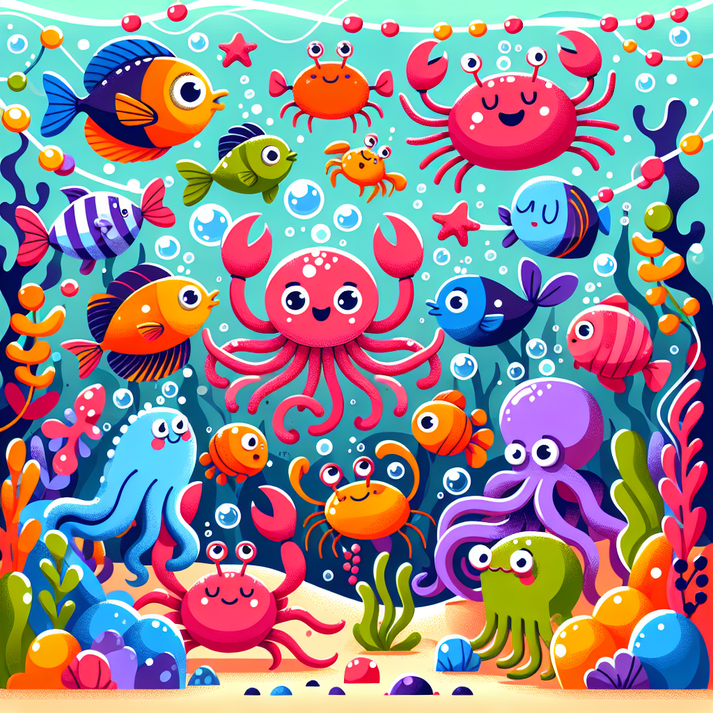 Under The Sea Festival Numbered Painting Kits