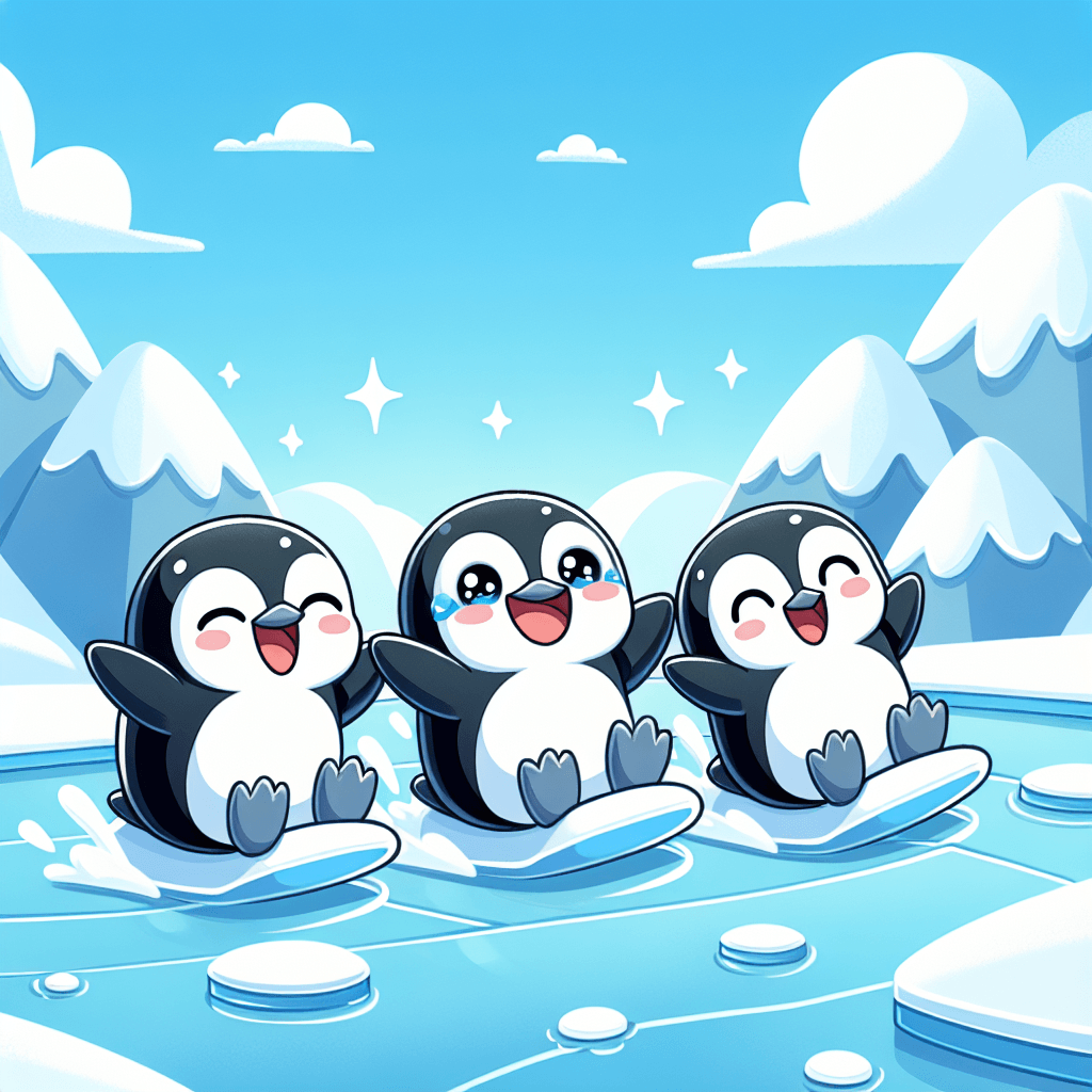 Sunshine Penguins Painting Number Kit