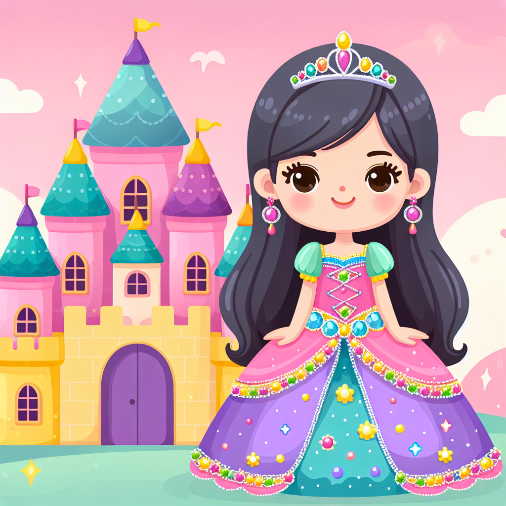 Charming Princess Paint By Numbers