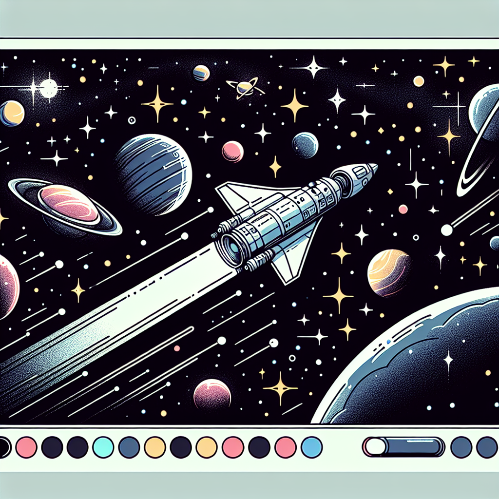 Galaxy Adventure Voyage Paint By Numbers Art