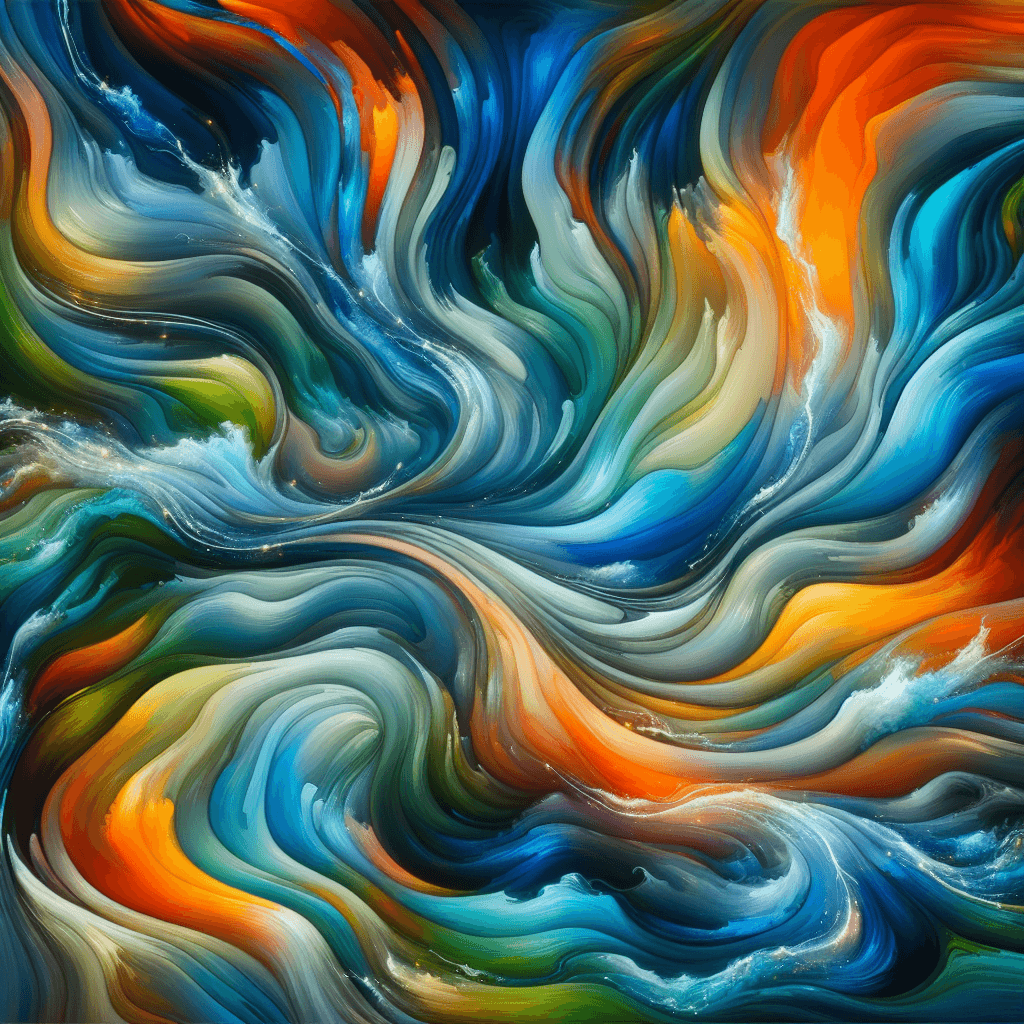 Dynamic Nature Dance Paint By Color