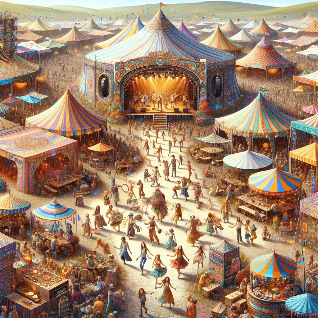 The Sziget Festival Paint By Numbers Art