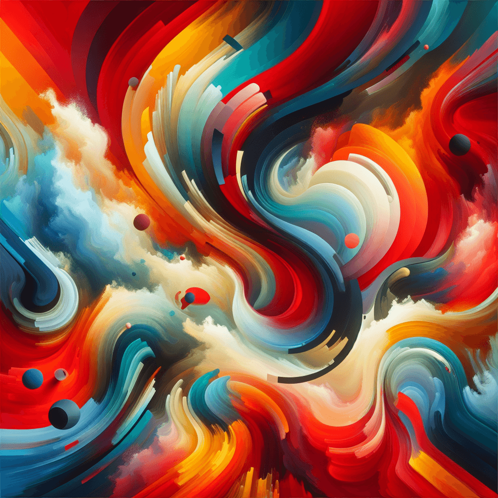 Color Burst Abstract Paint By Numbers
