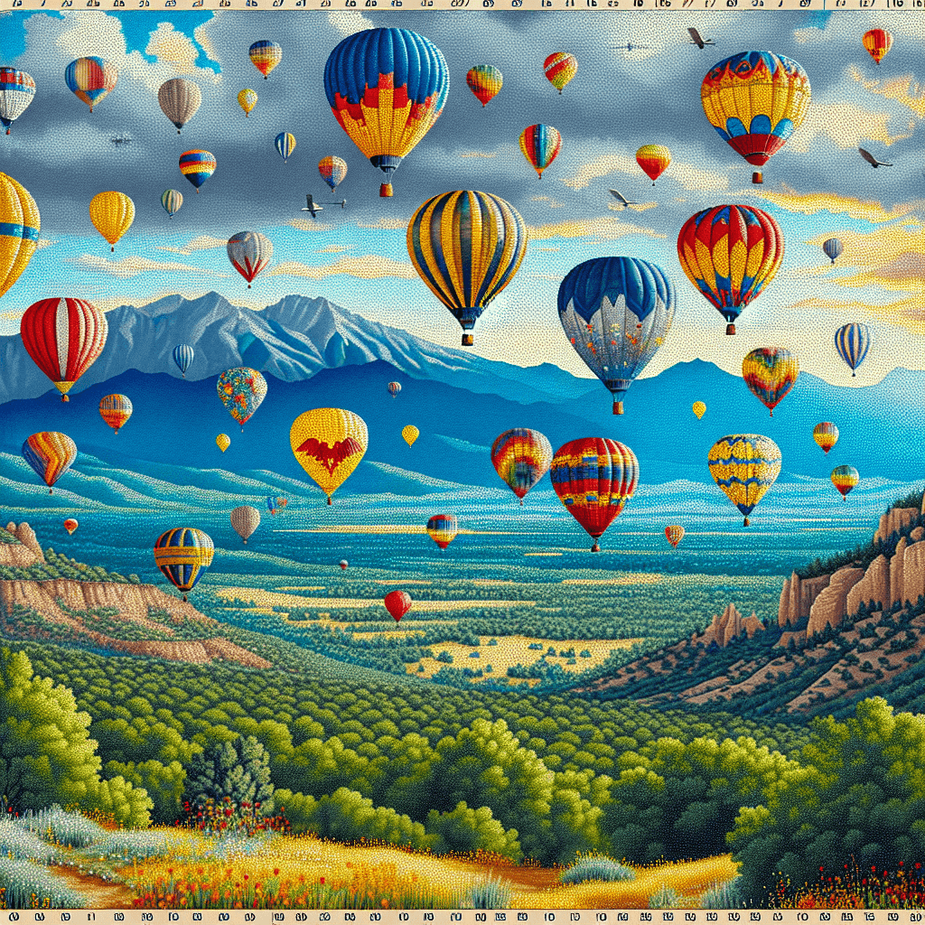 Albuquerque Balloon Fiesta - New Mexico, USA Paint By Number