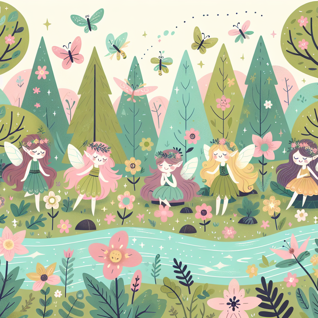 Woodland Fairies Retreat Painting By Numbers Kit