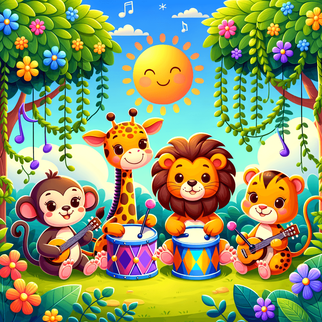 Jolly Jungle Jam Number Painting
