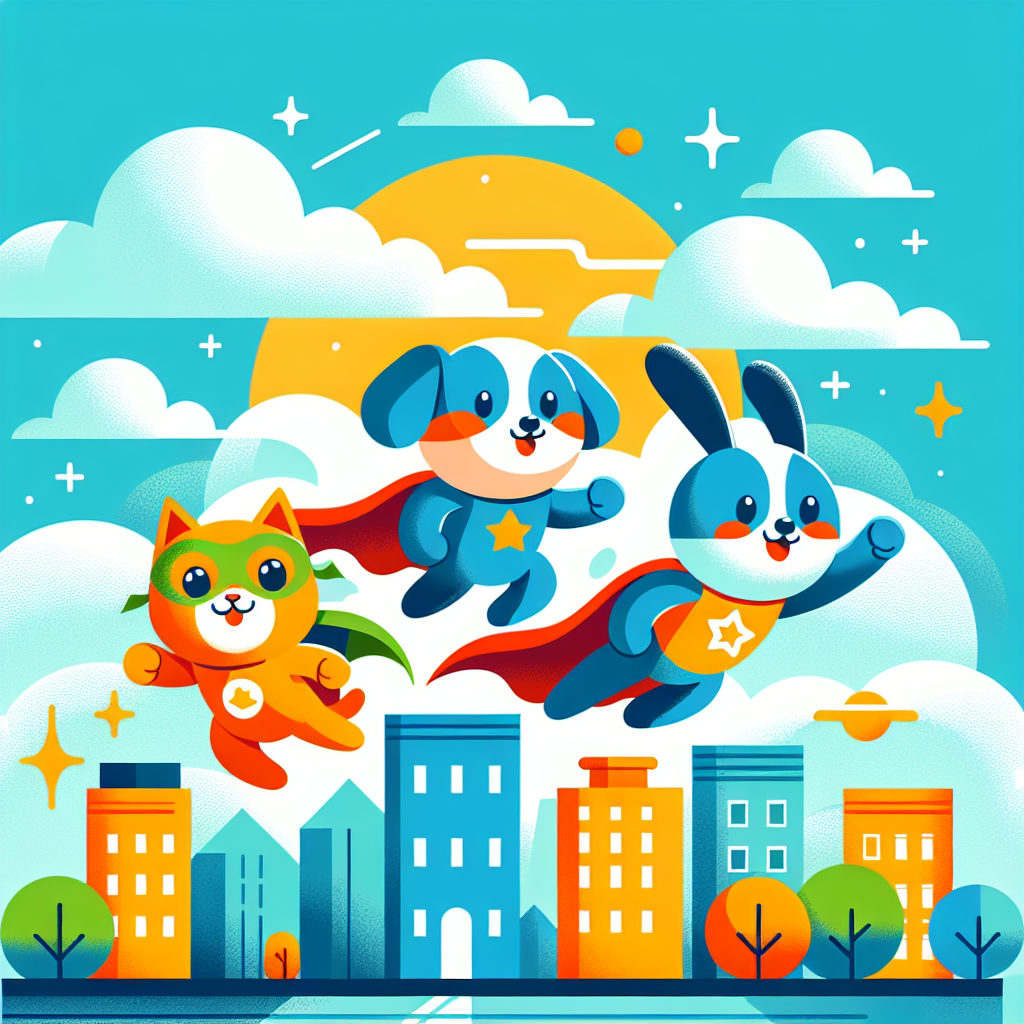 Adventures With Super Pets Numbered Painting Kits