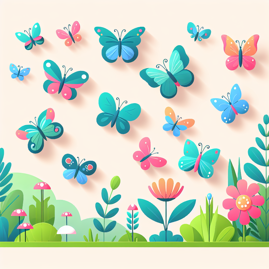 Ballet Of The Butterflies Painting Number Kit