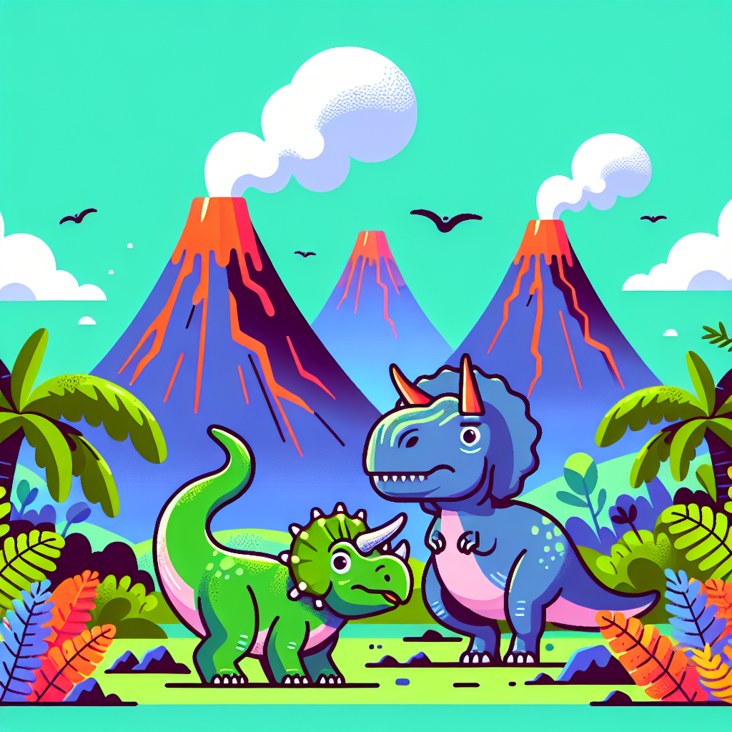 Dinosaur Roar Land Painting By Numbers Kit