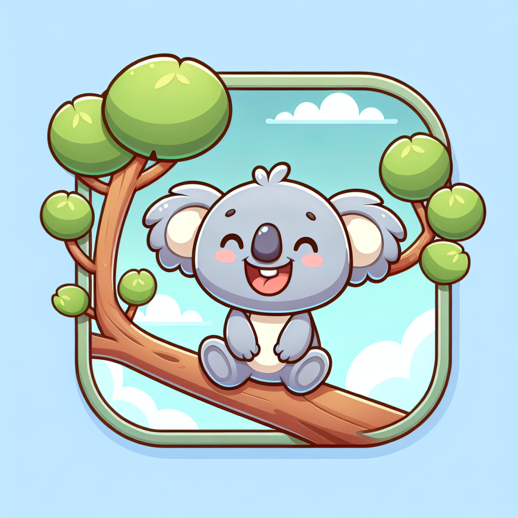 Whimsical Koala Paint By Numbers