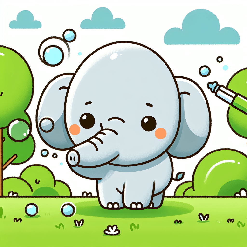 Silly Elephant Painting By Numbers Kit