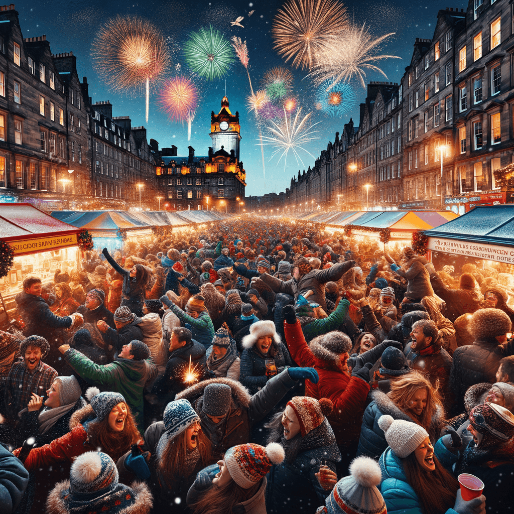 Hogmanay Number Painting