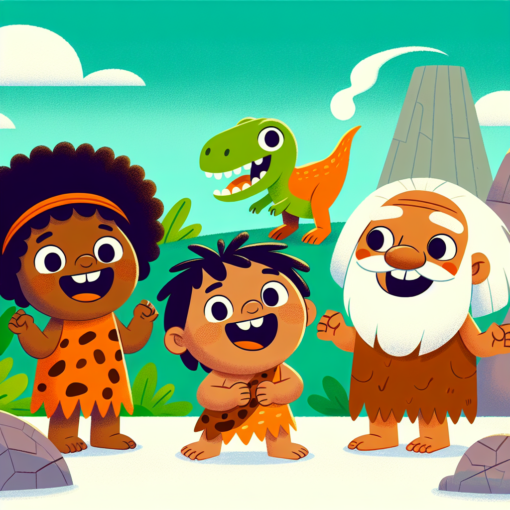 Prehistoric Caveman Fun Paint By Numbers