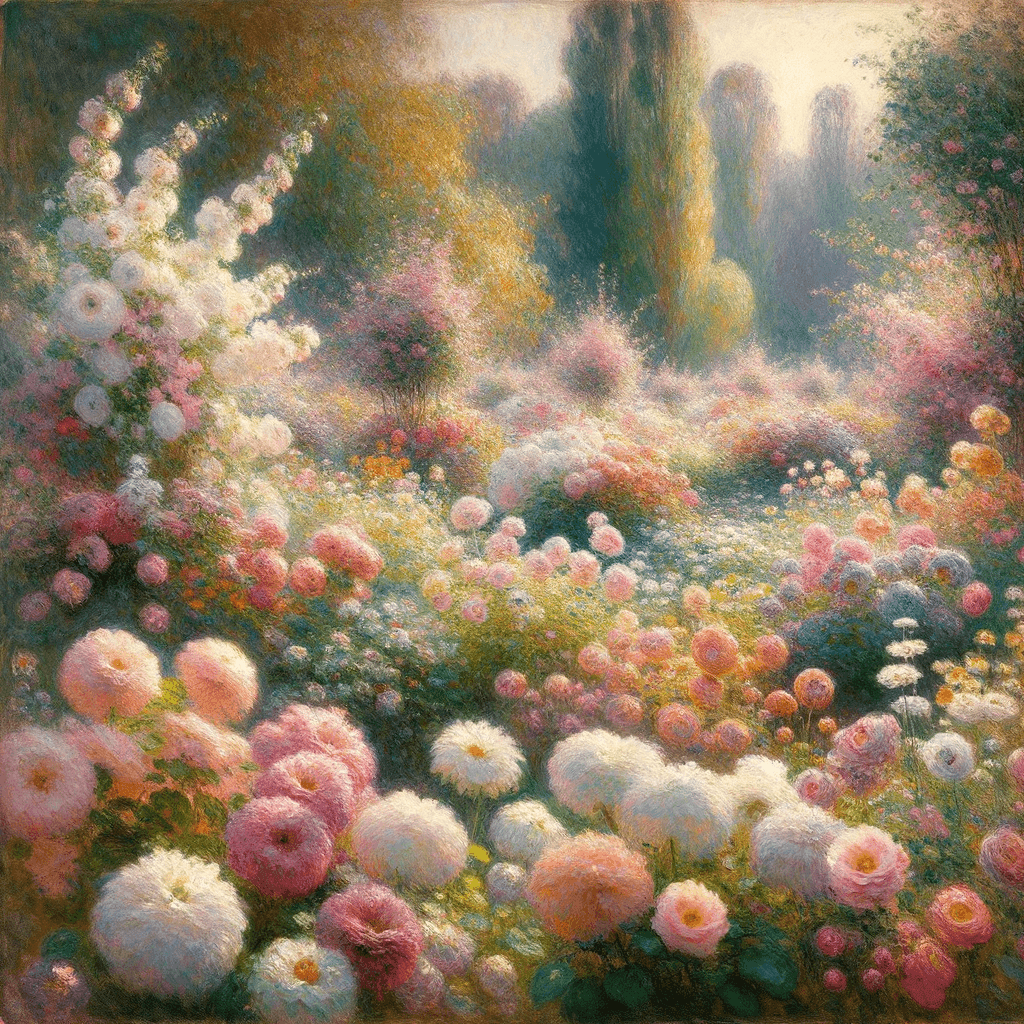 Blossoming Serenity Floral Burst Paint By Numbers Art