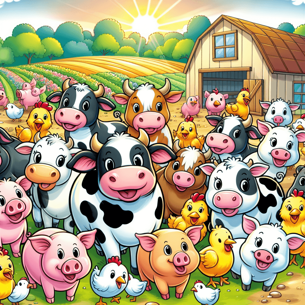 The Happy Farmyard Paint By Color