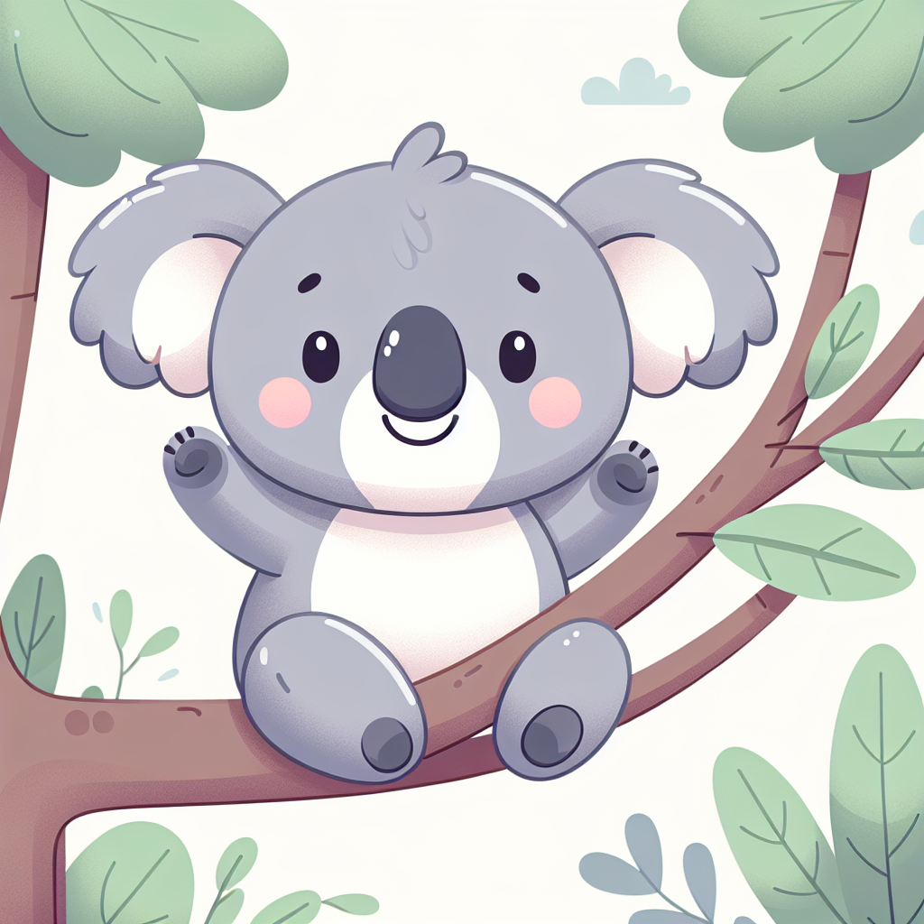 Cuddly Koala Hangout Painting Number Kit