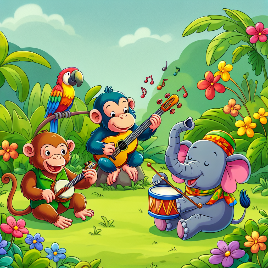 Artful Jungle Jam Painting Number Kit
