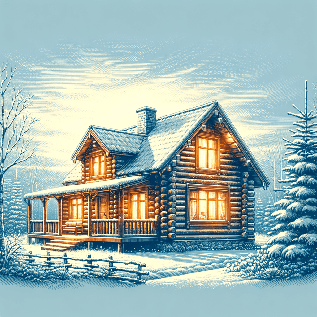 Winter Cabin Escape Paint By Numbers Kits