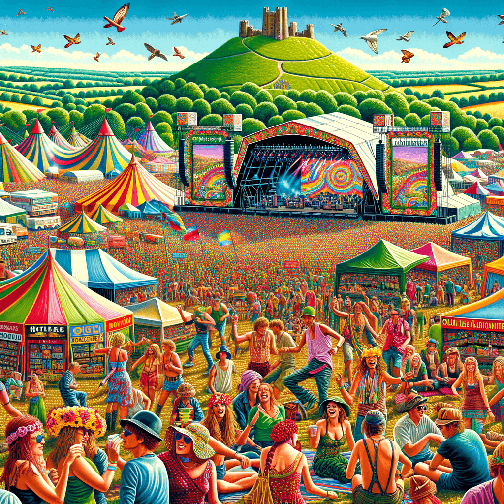 Glastonbury Festival - Somerset, England Paint By Number
