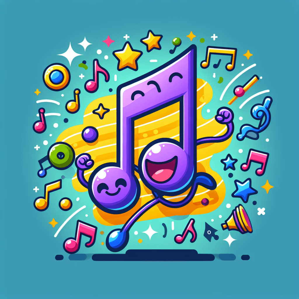 Joyful Music Note Paint By Numbers Kits