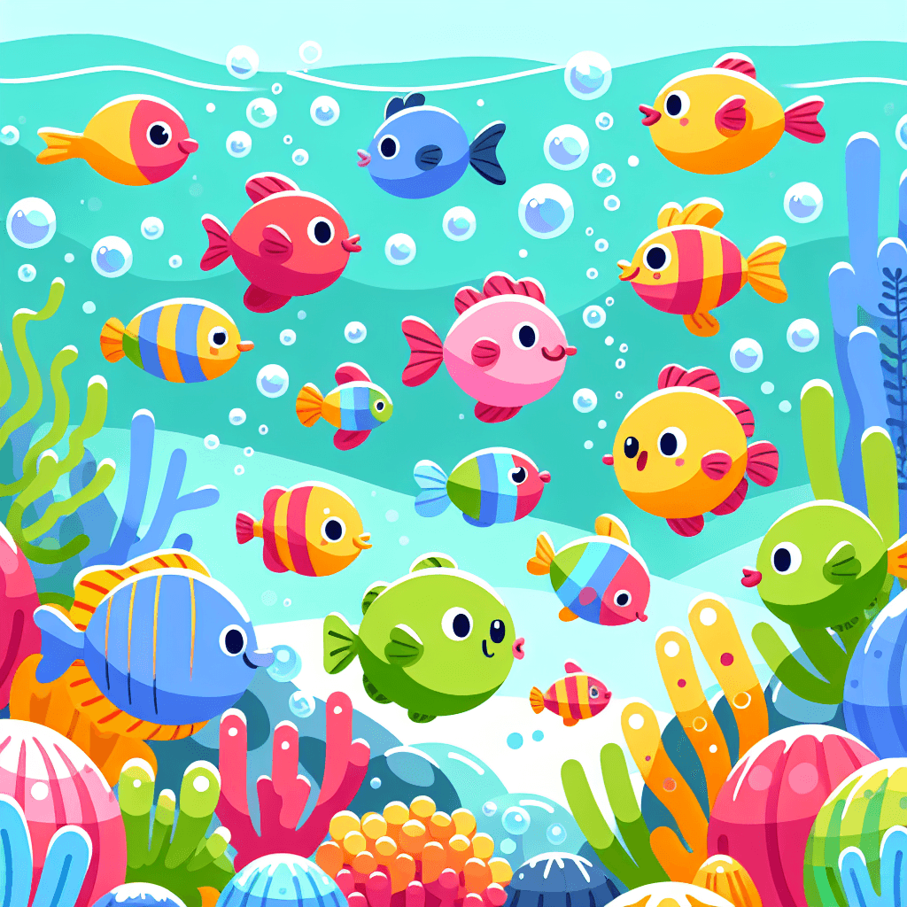 Rainbow Underwater World DIY Paint By Numbers