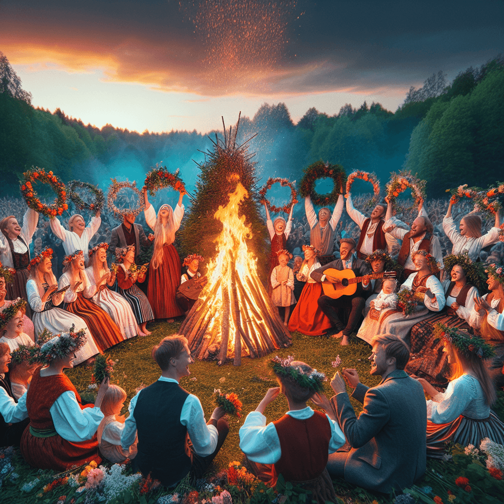 Midsummer Festival - Estonia Number Painting