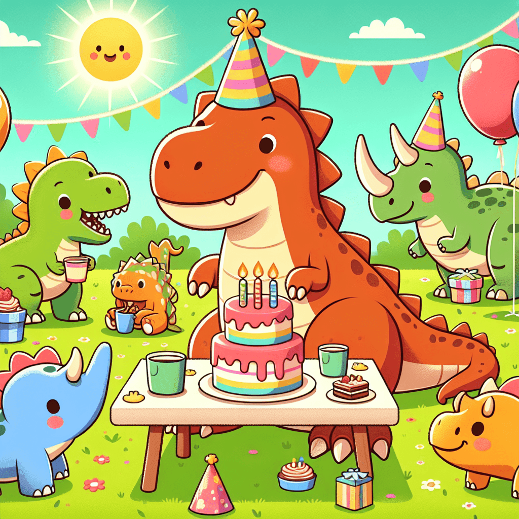 Happy Dinosaur Party Numbered Painting Kits