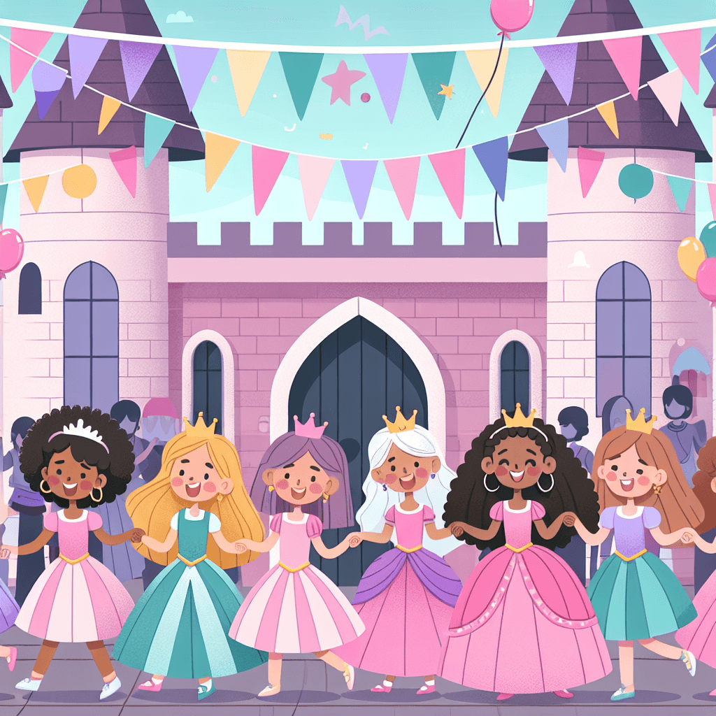 Princess Castle Party Paint By Number
