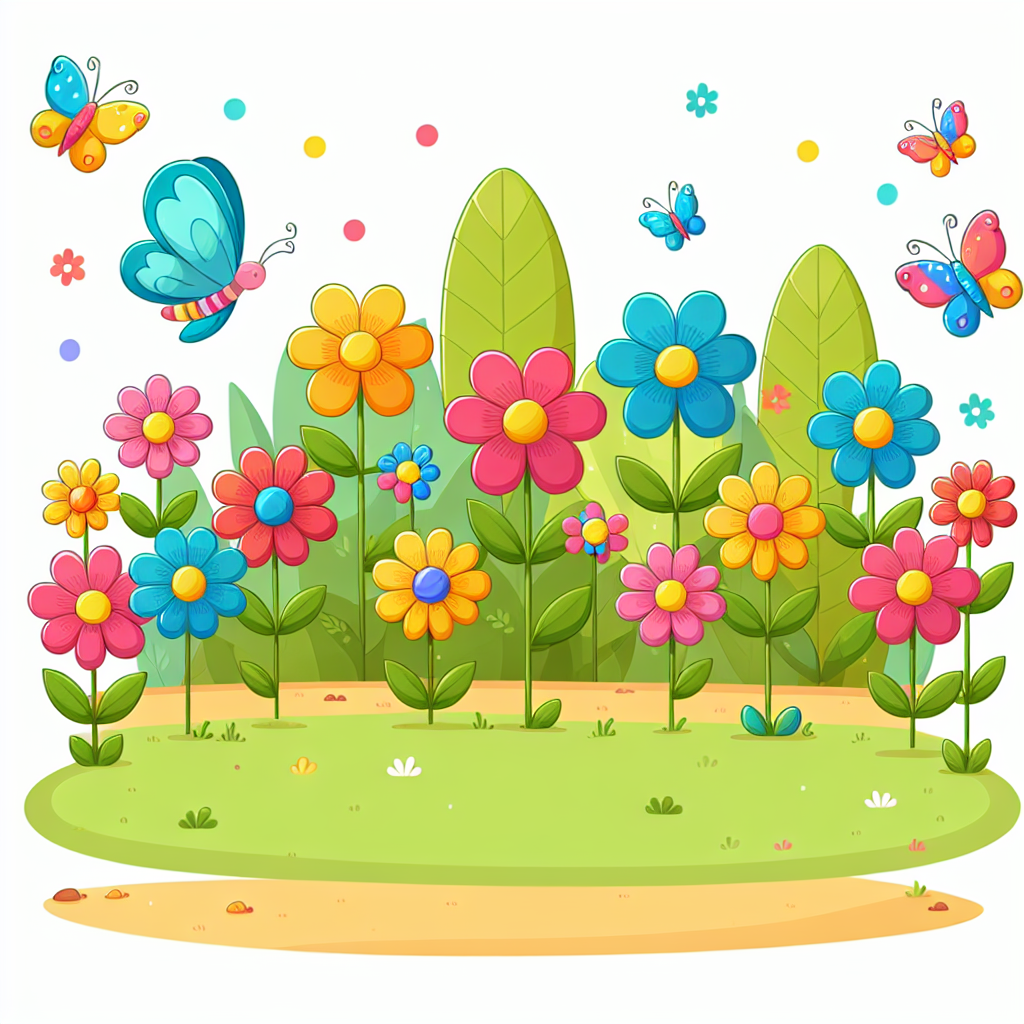 Garden Butterfly Painting Number Kit