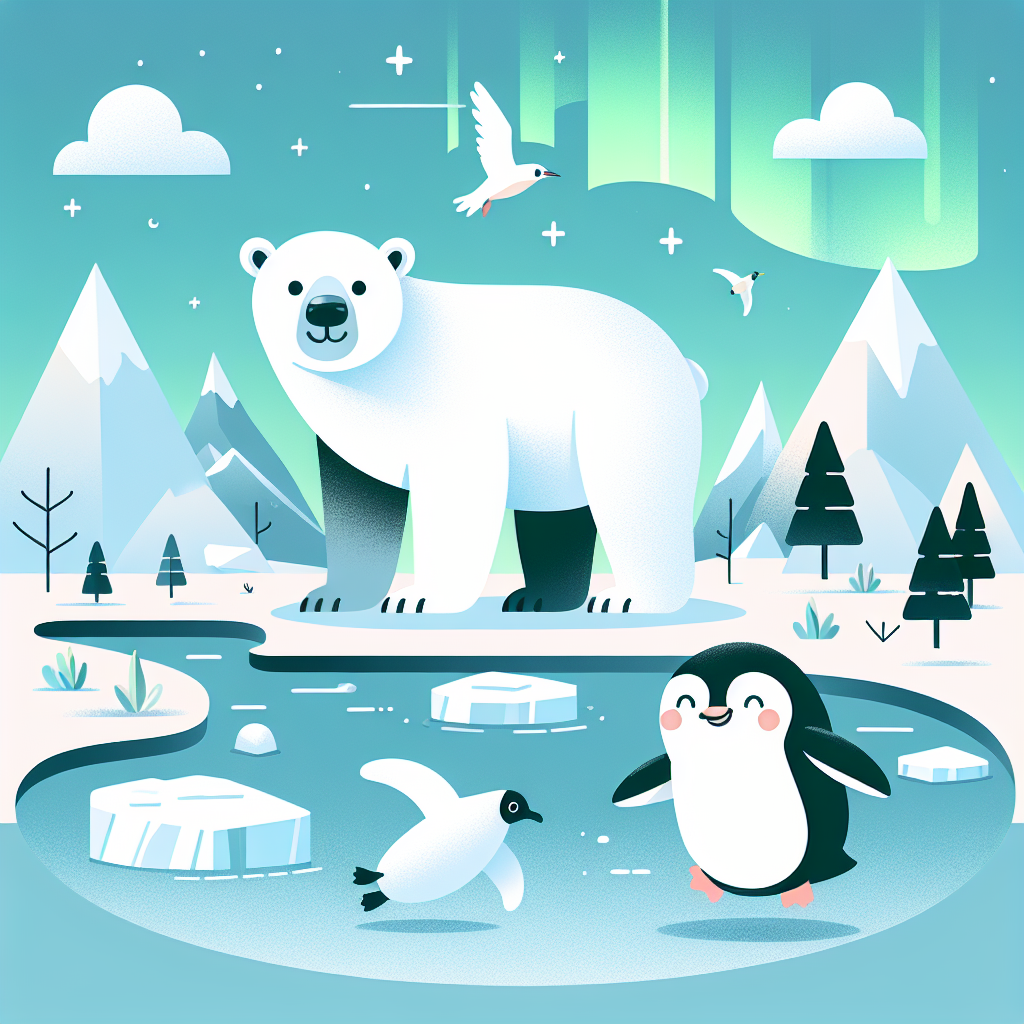 Artic Animal Safari Paint By Numbers