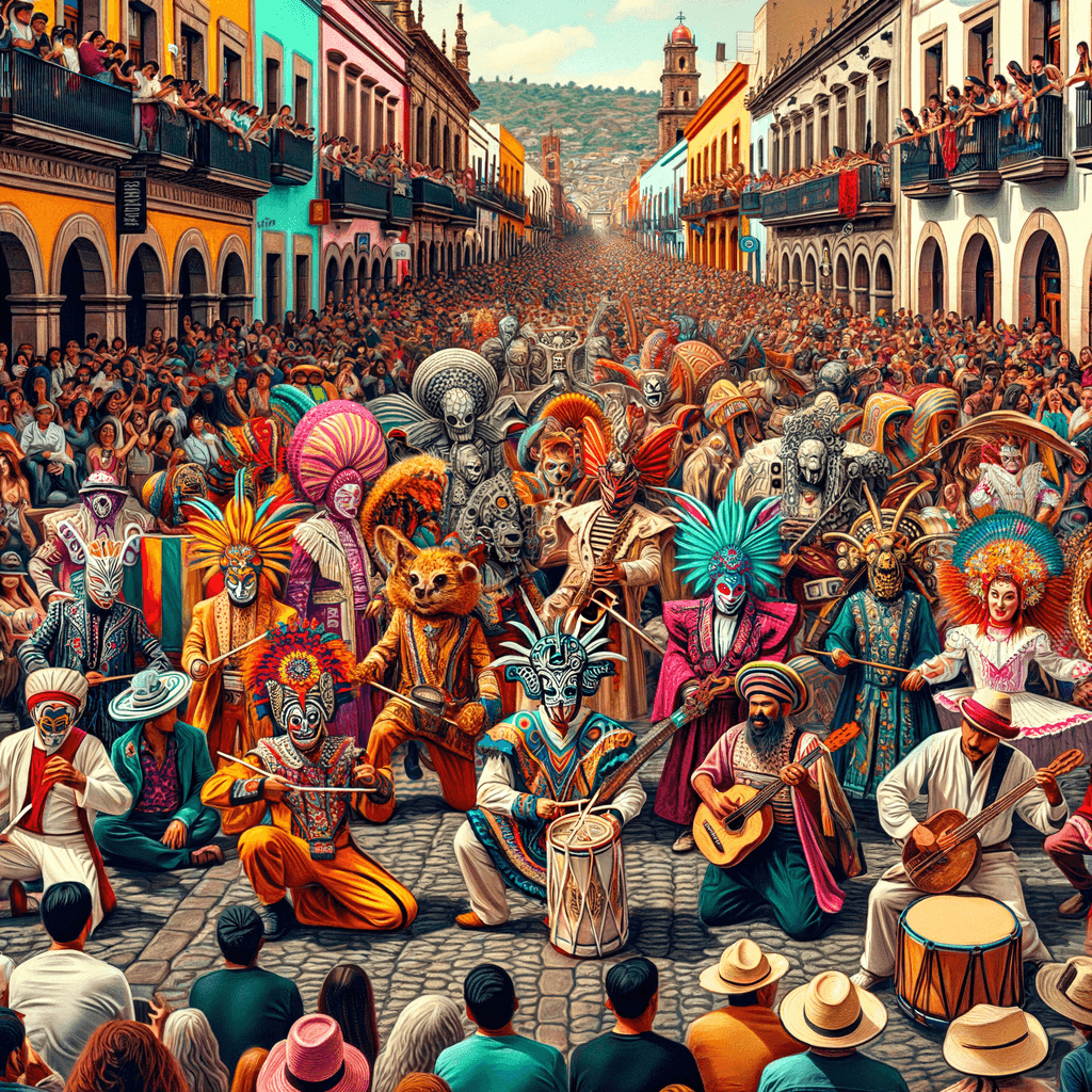 Festival Internacional Cervantino - Guanajuato, Mexico Number Painting