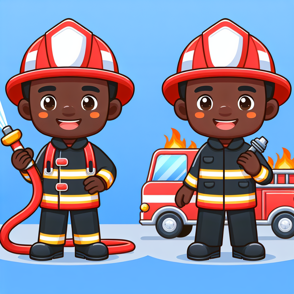 Fanciful Firefighter Number Painting