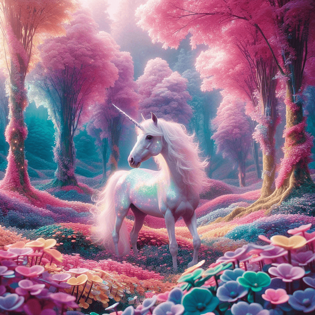 Fairy Tale Unicorn Realm Painting Number Kit