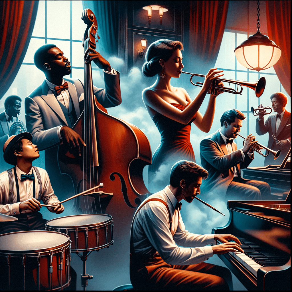 Vintage Jazz Night Paint By Numbers Kits