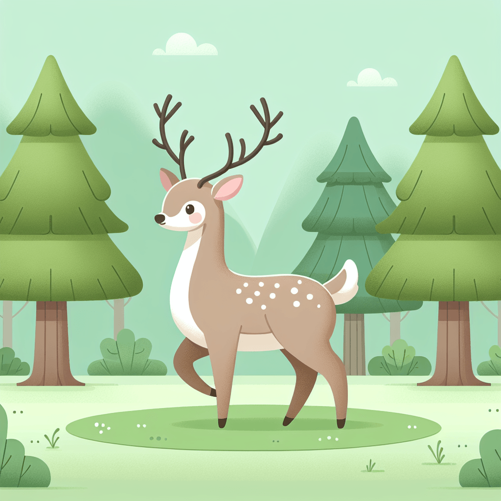 Dashing Deer Painting Number Kit