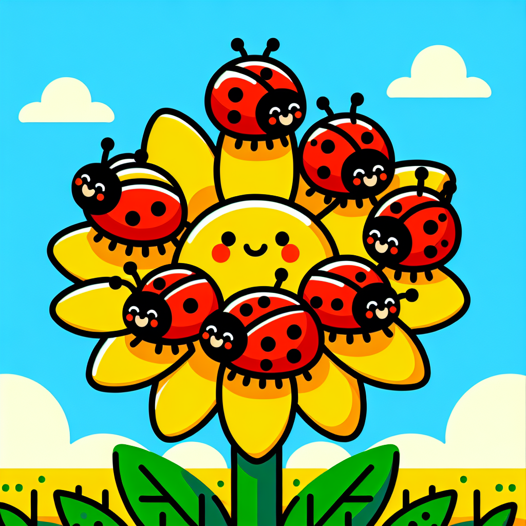 Cheerful Ladybugs Painting By Numbers Kit
