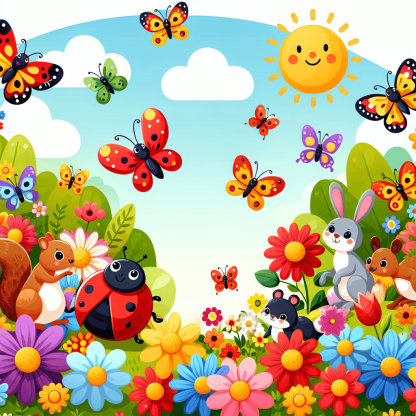 Adventurous Garden Creatures DIY Paint By Numbers