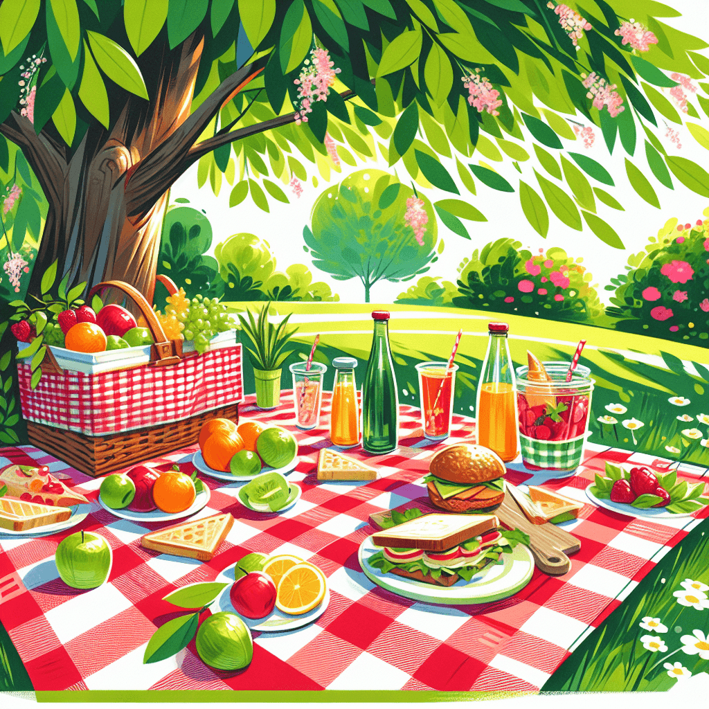 Summer Picnic Bliss Paint By Number
