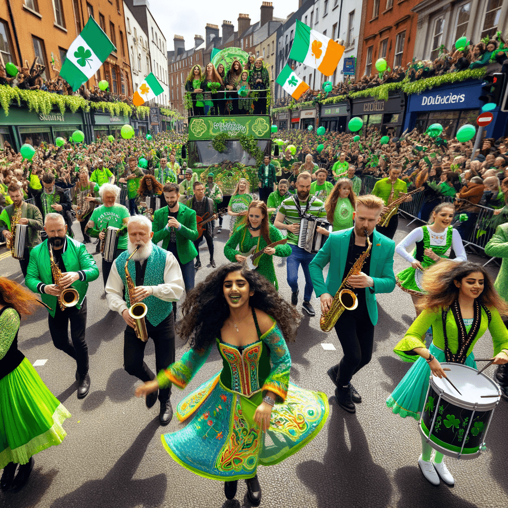 St. Patrick's Day - Dublin Painting By Numbers Kit