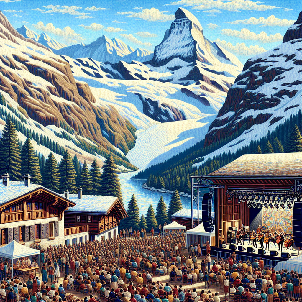 Zermatt Unplugged - Switzerland Number Painting